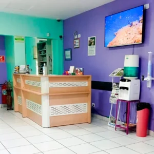 Recepção - Sede da Alpha Hospital Veterinário em Guarulhos/SP